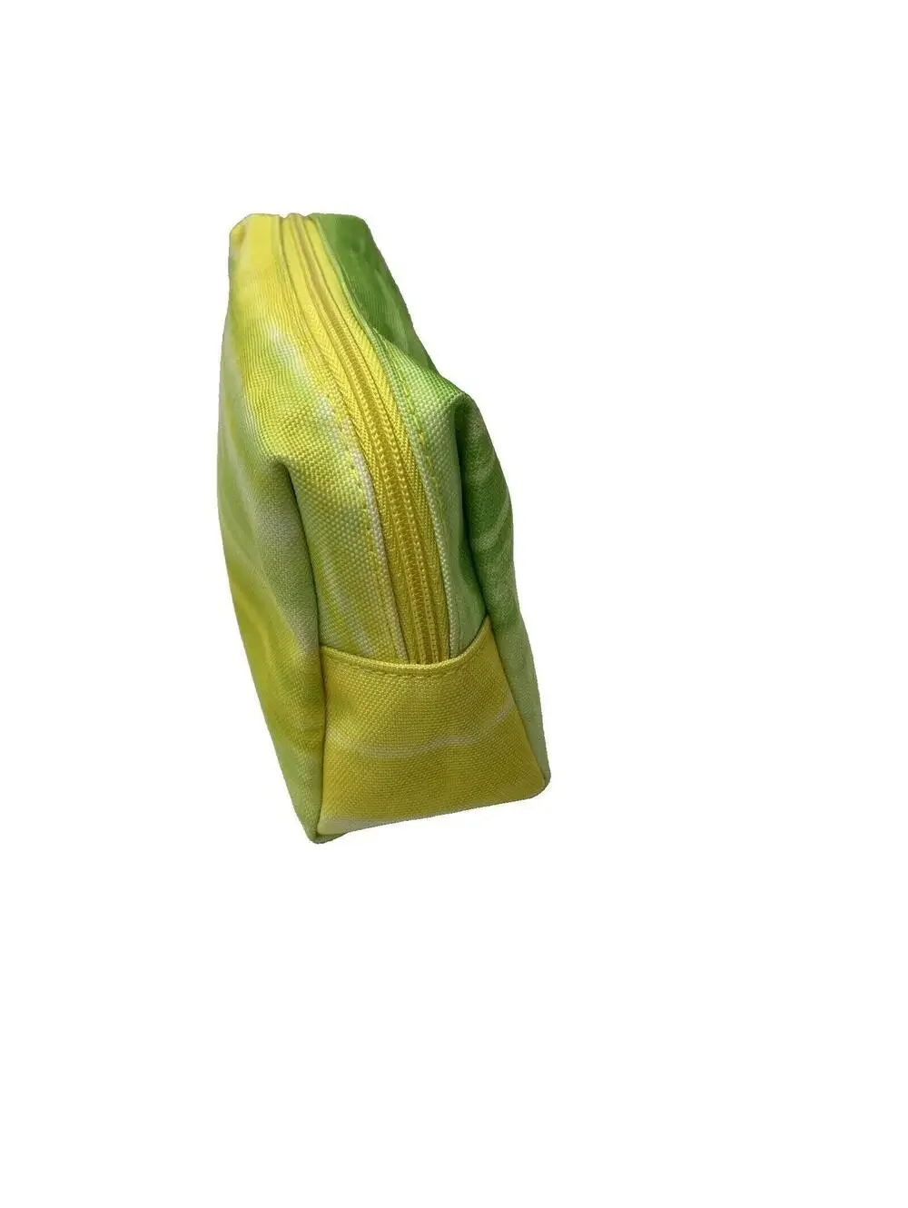 Clinique Makeup Bag Green and Yellow Cosmetic Pouch New
